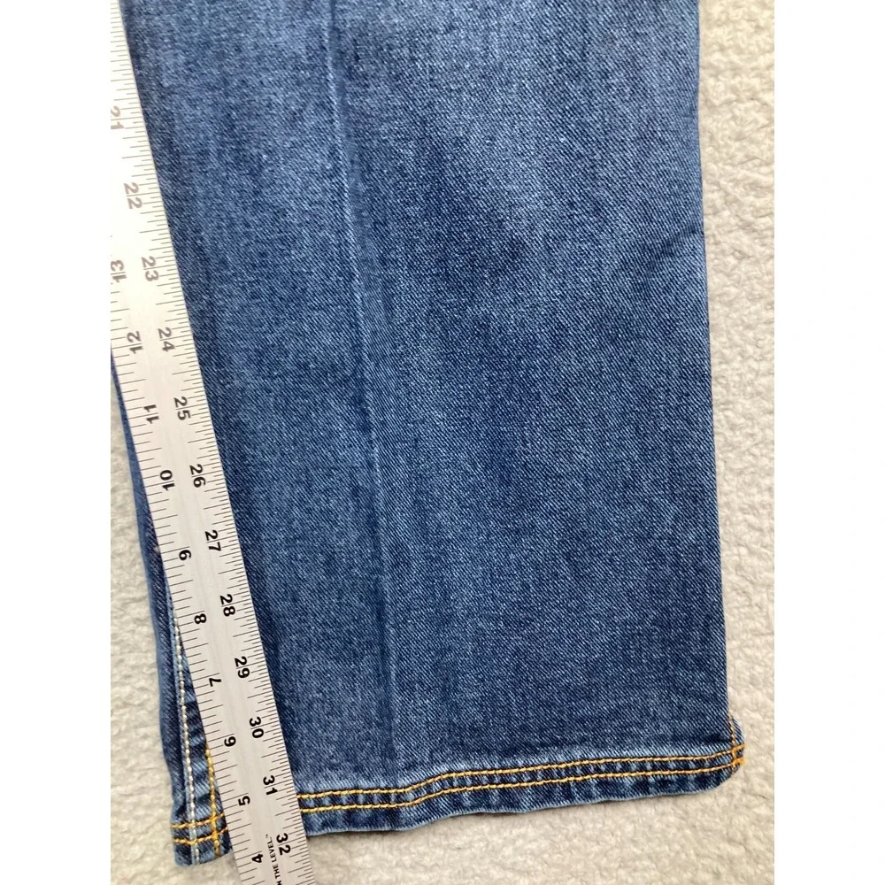 Lawman Jeans Women's 13/14 Blue Embroidered Boot Western Cowgirl‎ Rodeo Denim